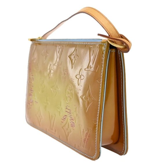 LOUIS VUITTON LV Lexington Shoulder Bag Monogram Vernis Yellow M91011 30EE810 - Picture 2 of 15
